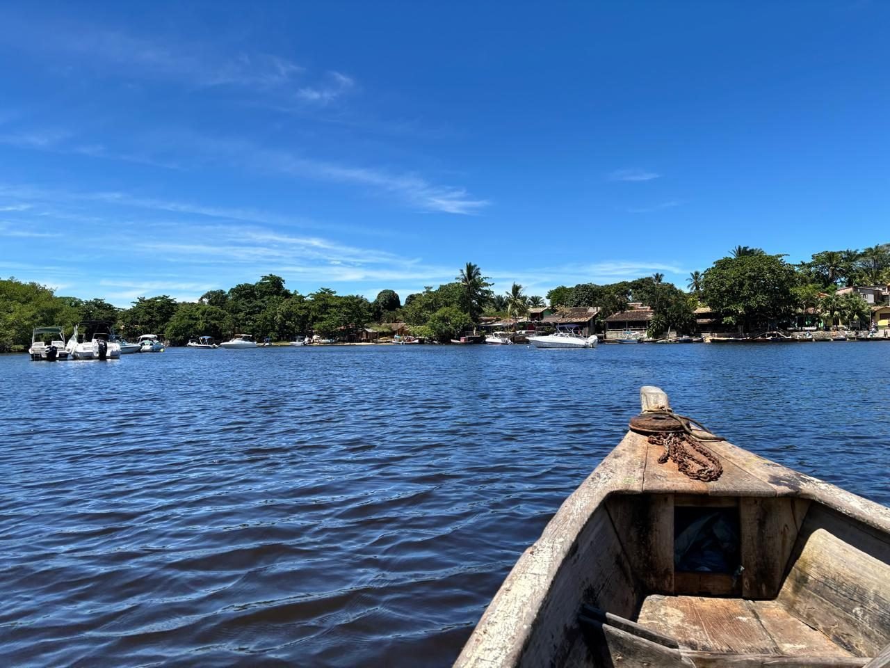 Río en Caraíva, Bahía, Brasil